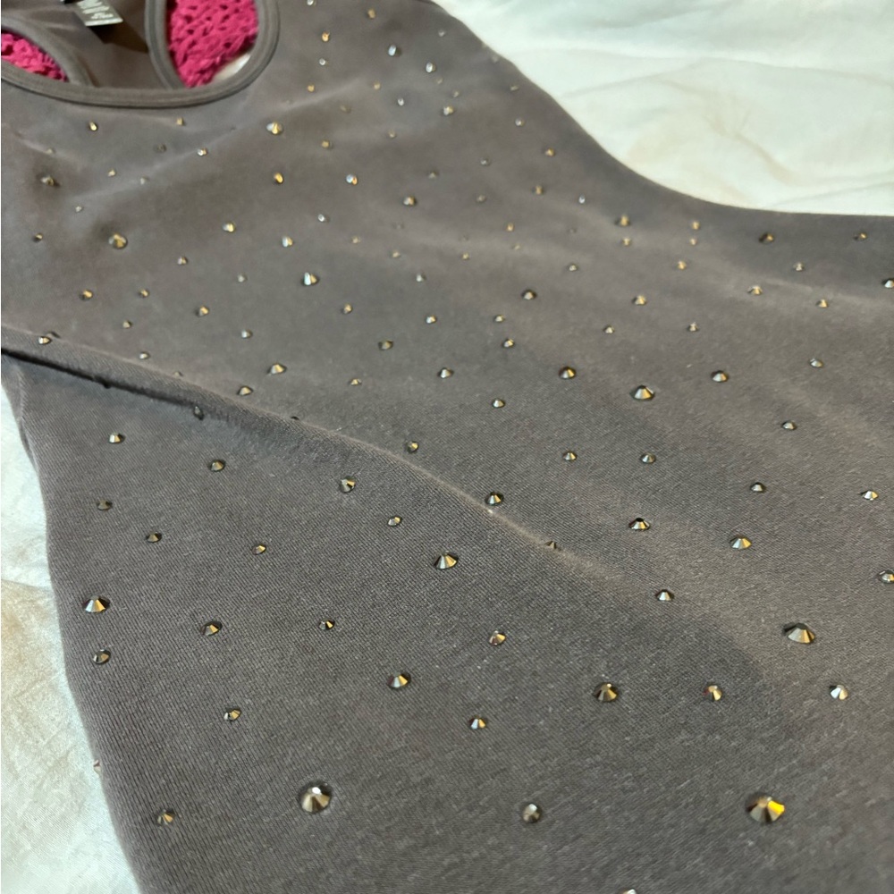 SKIMS outdoor rhinestone mid thigh onesie - Picture 6 of 7